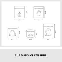 Merkloos Waszakken | Set Van 5 Waszakjes Met Rits - Waszak - Wasnet - Kledingzakjes - BH Was Zakjes - Laundry Bag Set Voor Ondergoed - Kleding - Delicaat Wasgoed - Wasmachine Zakjes - Wasgoed -Schone Winkel 1200x1199 17