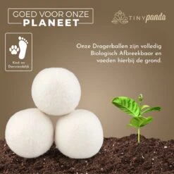 Merkloos Droger Ballen XL 8 Stuks – Zero Waste Dryer Balls - Duurzaam – Wasverzachter – Herbruikbare Drogerballen – Droogt De Was Sneller – Tiny Panda -Schone Winkel 1200x1199 18