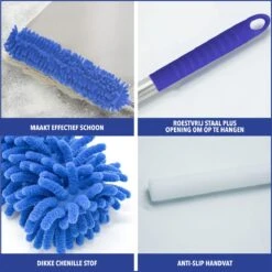 Telescopische Plumeau – Uitschuifbaar – Microvezel – Set Van 3 Opzetstukken – Stoffer – Ragebol -Schone Winkel 1200x1199 29