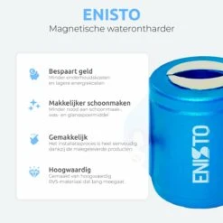 ENISTO® Magnetische Waterontharder Small – Waterontharder Magneet – Douchefilter – Waterontkalker – Waterverzachter – Antikalk – Blauw – RVS -Schone Winkel 1200x1200 1032