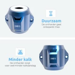 ENISTO® Magnetische Waterontharder Medium – Waterontharder Magneet – Douchefilter – 15.000 Gauss – Waterontkalker – Waterverzachter – Antikalk – Blauw – RVS -Schone Winkel 1200x1200 1048