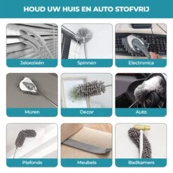 NovaBeau Plumeau Met Telescoopsteel – Microvezel Ragebol Uitschuifbaar - 9-delig Duster Set Met Voegenborstel – RVS Stoffer – Grijs Chenille Borstel – Wasbaar En Draaibaar 14 NovaBeau Plumeau Met Telescoopsteel – Microvezel Ragebol Uitschuifbaar - 9-delig Duster Set Met Voegenborstel – RVS Stoffer – Grijs Chenille Borstel – Wasbaar En Draaibaar -Schone Winkel 1200x1200 1349