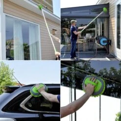 PROPLUS Pro Plus Wasborstel Chenille - Telescopische Steel - Uitschuifbaar Tot 2.50 Meter -Schone Winkel 1200x1200 1402