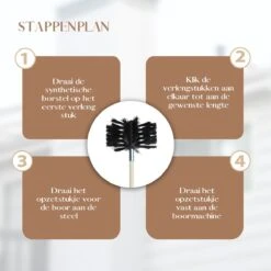 Waay Lifestyle Schoorsteenveegset - Schoorsteenborstel 6 Meter - Schoorsteenreiniger - Schrobborstels - Schoorsteenveger - Flexibele Steel - Geschikt Voor Boormachine - Wit -Schone Winkel 1200x1200 1429