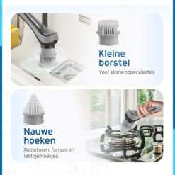 Qualitics Elektrische Schoonmaakborstel - Roterende Polijstmachine - Schrobborstel - Poetsmachine - Vloerreiniger Met 10 Opzetstukken 16 Qualitics Elektrische Schoonmaakborstel - Roterende Polijstmachine - Schrobborstel - Poetsmachine - Vloerreiniger Met 10 Opzetstukken -Schone Winkel 1200x1200 1464