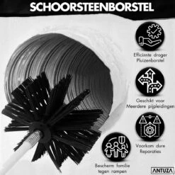Antuza | Schoorsteenveegset | Schoorsteenreiniger | Schoorsteen Borstel | 9 Meter 12 Antuza | Schoorsteenveegset | Schoorsteenreiniger | Schoorsteen Borstel | 9 Meter -Schone Winkel 1200x1200 1532
