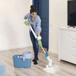 Strex Elektrische Schoonmaakborstel - Draadloze Schrobborstel - Schrobber - 3 Opzetstukken - Telescoopsteel - Poetsmachine Met Krachtige Accu -Schone Winkel 1200x1200 1545