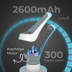 GoScrub® Elektrische Schoonmaakborstel – Elektrische Schrobber - Schrobborstel – Voor Badkamer Of Keuken – Schrobber Met Steel – Luiwagen – Polijstmachine - Poetsmachine Met 10 Opzetstukken 20 GoScrub® Elektrische Schoonmaakborstel – Elektrische Schrobber - Schrobborstel – Voor Badkamer Of Keuken – Schrobber Met Steel – Luiwagen – Polijstmachine - Poetsmachine Met 10 Opzetstukken -Schone Winkel 1200x1200 1566