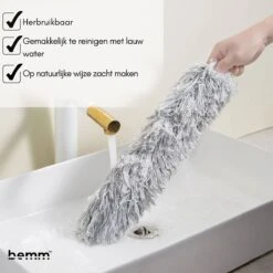 Plumeau - 280 Cm - Uitschuifbaar - Ragebol - Wasbaar - 360° - Flexibel -Schone Winkel 1200x1200 1674