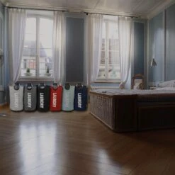 Wonair Wasmand – Waszak – Laundry Bag - Wassorteerder - Opvouwbaar – 81L – Zwart -Schone Winkel 1200x1200 1753