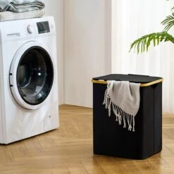 BrandtBergkamp Wasmand Zwart - 2 Stuks - Opvouwbare Wasmand - Wassorteerder - 150L -Schone Winkel 1200x1200 1772