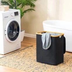 BrandtBergkamp Wasmand Zwart - 2 Stuks - Opvouwbare Wasmand - Wassorteerder - 150L -Schone Winkel 1200x1200 1773