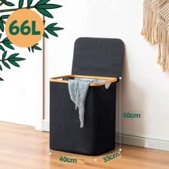 BrandtBergkamp Wasmand Zwart - 2 Stuks - Opvouwbare Wasmand - Wassorteerder - 150L -Schone Winkel 1200x1200 1774