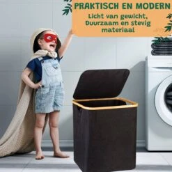 BrandtBergkamp Wasmand Zwart - 2 Stuks - Opvouwbare Wasmand - Wassorteerder - 150L -Schone Winkel 1200x1200 1776