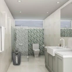 Wonair Wasmand – Waszak – Laundry Basket - Opvouwbaar – 81L - Donkergrijs -Schone Winkel 1200x1200 1789