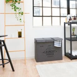 Wasmand 3 Vakken Met Deksel - 84L Wasverzamelaar Wassorteerder Opvouwbaar Groot -Schone Winkel 1200x1200 1849