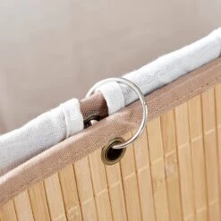 Merkloos Bamboe Wasmand Met Deksel, Katoenen Zak En Handvaten - 72L - Natuurlijk Bruin 13 Merkloos Bamboe Wasmand Met Deksel, Katoenen Zak En Handvaten - 72L - Natuurlijk Bruin -Schone Winkel 1200x1200 1879