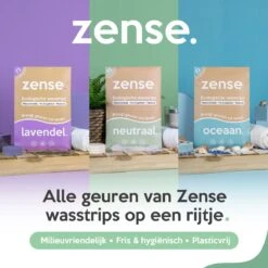 Zense Eco Wasmiddel Wasstrips - 72 Grote Wasbeurten - Neutraal - Wasmiddeldoekjes -Schone Winkel 1200x1200 280