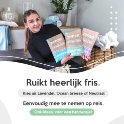 Zense Eco Wasmiddel Wasstrips - 72 Grote Wasbeurten - Neutraal - Wasmiddeldoekjes -Schone Winkel 1200x1200 281