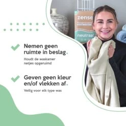 Zense Eco Wasmiddel Wasstrips - 72 Grote Wasbeurten - Lavendel - Wasmiddeldoekjes 16 Zense Eco Wasmiddel Wasstrips - 72 Grote Wasbeurten - Lavendel - Wasmiddeldoekjes -Schone Winkel 1200x1200 305