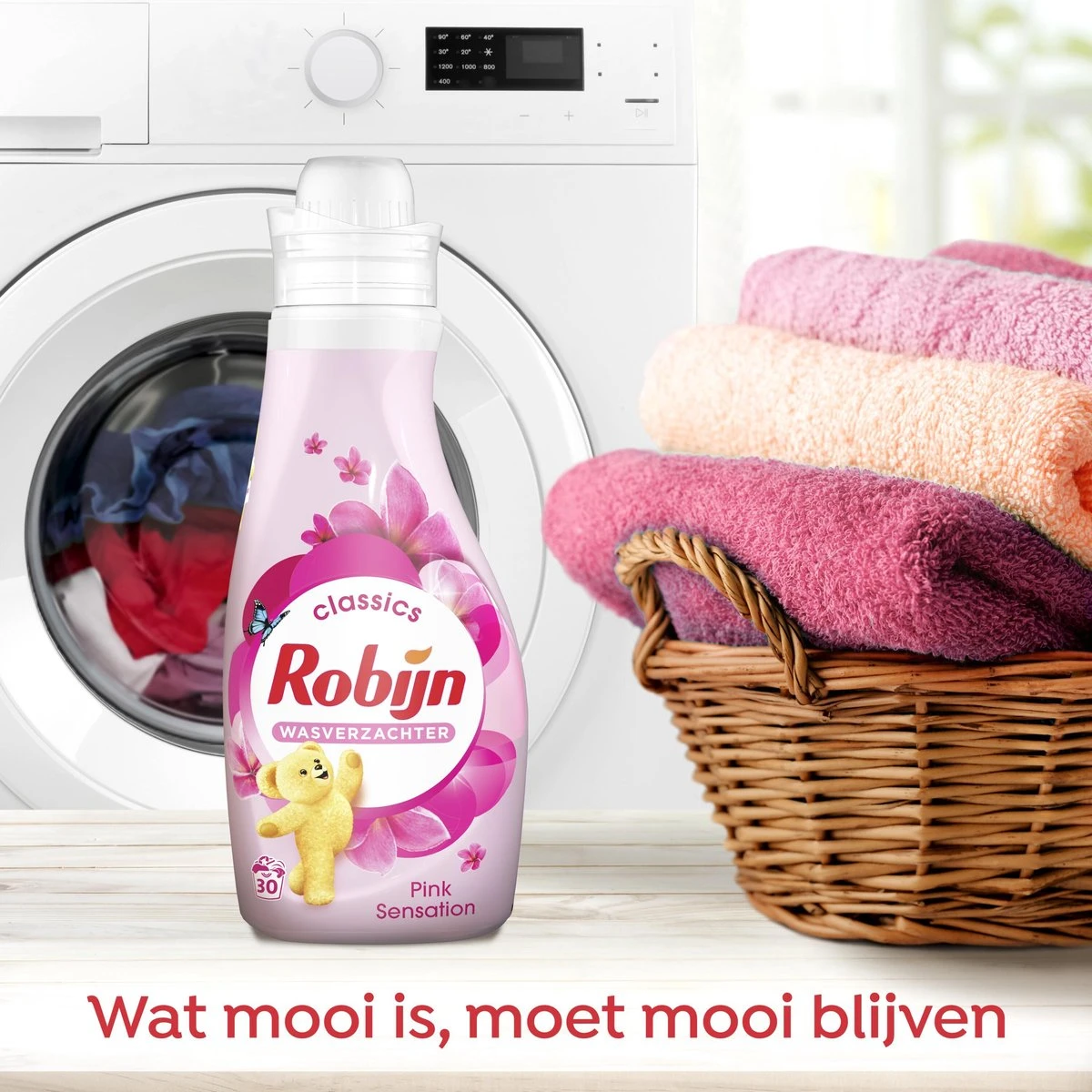 Robijn Pink Sensation Vloeibaar Wasverzachter - 4 X 30 Wasbeurten - Voordeelverpakking 6 Robijn Pink Sensation Vloeibaar Wasverzachter - 4 X 30 Wasbeurten - Voordeelverpakking - Afbeelding 4