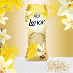 Lenor Vanille En Mimosabloesem Parels - In-Wash Geurbooster - Voordeelverpakking 6 X 15 Wasbeurten -Schone Winkel 1200x1200 597