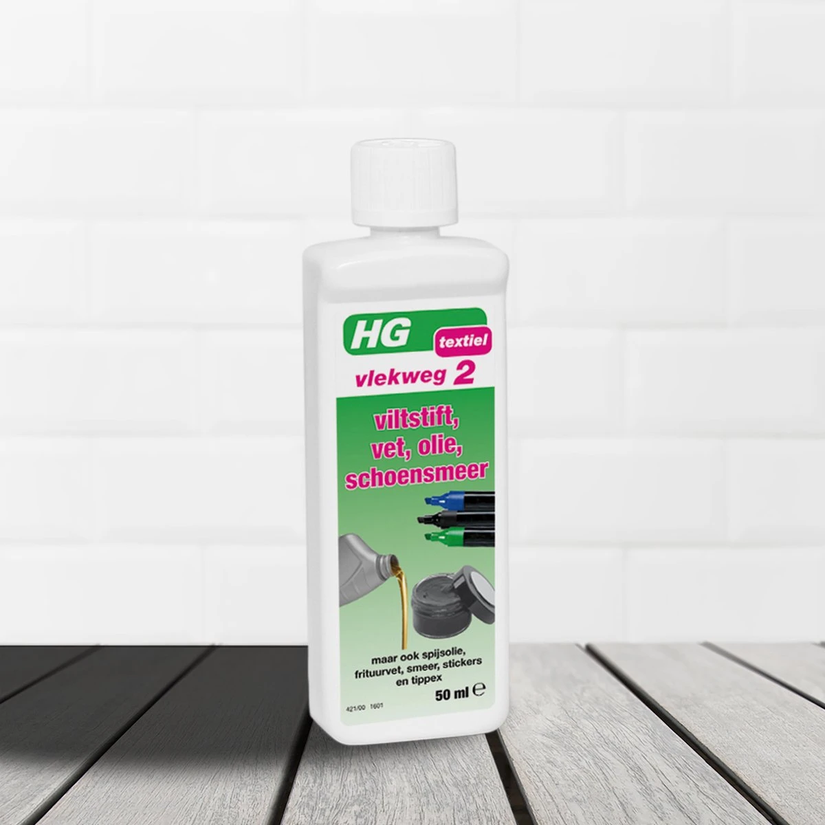 HG Vlekweg 2 - 50ml - Voor O.a. Vlekken Van Viltstift, Vet, Olie & Schoensmeer 7 HG Vlekweg 2 - 50ml - Voor O.a. Vlekken Van Viltstift, Vet, Olie & Schoensmeer - Afbeelding 5