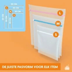 LaundrySpecialist Waszakken Voor Wasgoed - Set Van 3 Stuks - Ook Te Gebruiken Als Travel Organizer 13 LaundrySpecialist Waszakken Voor Wasgoed - Set Van 3 Stuks - Ook Te Gebruiken Als Travel Organizer -Schone Winkel 1200x1200 668