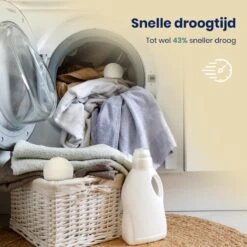 Wooly Drogerballen - 6 Wasdroger Ballen - Duurzaam - Wol - Herbruikbare Wasballen - Wasbol - Wasverzachter -Schone Winkel 1200x1200 757