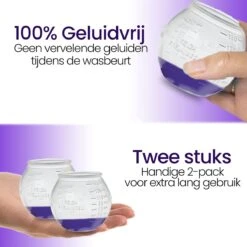 BluGo Doseerbol 2 Stuks - Wasbollen - Doseerdop - Drogerballen - Wasballen - Wasmiddel - Herbruikbaar - Maataanduiding - 150ml 14 BluGo Doseerbol 2 Stuks - Wasbollen - Doseerdop - Drogerballen - Wasballen - Wasmiddel - Herbruikbaar - Maataanduiding - 150ml -Schone Winkel 1200x1200 810