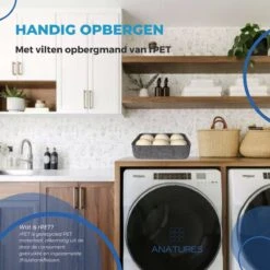 ANATURES Wollen XL Drogerballen 6 Stuks In Opbergmand – Herbruikbare Droogballen Wasdroger – Nieuw Zeelands RWS Schaapswol - Wasdrogerballen Duurzaam – Natuurlijke Wasverzachter -Schone Winkel 1200x1200 819