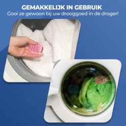 Roegaarden Drogerballen - Droogballen - Met Spons - Duurzaam - Sneller Droog 11 Roegaarden Drogerballen - Droogballen - Met Spons - Duurzaam - Sneller Droog -Schone Winkel 1200x1200 832