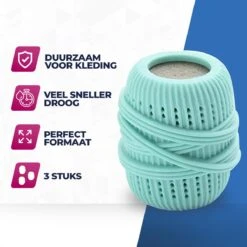 Roegaarden Drogerballen - Droogballen - Met Spons - Duurzaam - Sneller Droog 12 Roegaarden Drogerballen - Droogballen - Met Spons - Duurzaam - Sneller Droog -Schone Winkel 1200x1200 833