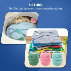 Roegaarden Drogerballen - Droogballen - Met Spons - Duurzaam - Sneller Droog 15 Roegaarden Drogerballen - Droogballen - Met Spons - Duurzaam - Sneller Droog -Schone Winkel 1200x1200 836