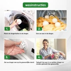 Droger Ballen Wol - Wasdroger Herbruikbare Wollen Droger Ballen - Droogballen Voor Snellere Droogtijd- Set 6 Stuks - Swilix 15 Droger Ballen Wol - Wasdroger Herbruikbare Wollen Droger Ballen - Droogballen Voor Snellere Droogtijd- Set 6 Stuks - Swilix -Schone Winkel 1200x1200 868