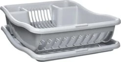 Curver Afdruiprek Met Met Lekbak Plateau - Kliksysteem - Afdruiprek Voor Afwas - Vaatwas Rek - Afdruiprek - 38x29x8,5 Cm - 2 Stuks -Schone Winkel 1200x622