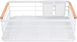 Navaris Afdruiprek Met Uitneembare Bestekhouder - Afwasrek Met Losse Lekbak - Vaatwasrek Met Plateau - Voor Bestek, Borden, Schalen En Pannen -Schone Winkel 1200x663 1