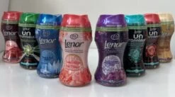 Lenor Geurbooster - Geurparels - Ariel & Fris & Lente Fris & Jasmijn & Zeebries & Gouden Orchidee & Pioenroos & Ametist - 8x11 Wasbeurten - Voordeelverpakking - Halfjaarbox