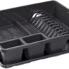Afwas Afdruiprek Donkergrijs Kunststof 48 X 38 X 9 Cm - Afwassen/drogen Met Lekbak -Schone Winkel 1200x674 1