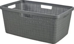 Curver Jute Wasmand 46L - 2 Stuks - Donkergrijs -Schone Winkel 1200x718