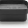 Brabantia SinkSide Afwasbak Vierkant - Met Afdruipschaal - Dark Grey
