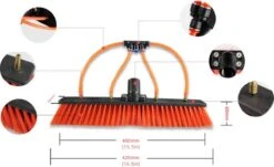 Aqua2Go Telescoopsteel 10,6 Meter - Lichtgewicht Aluminium - 40 Cm. Borstel - Ramen Wassen - Zonnepanelen -Schone Winkel 1200x736 4