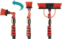 Chimb Telescopische Wasborstel - Uitschuifbare Waterborstel - Ramenwassen - 4,6 Meter - Met Zeepdispenser -Schone Winkel 1200x763