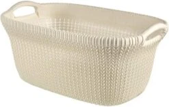 Curver Knit Wasmand - 40L - Oasis White -Schone Winkel 1200x764 3