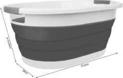 Merkloos Opvouwbare Siliconen Mand - Wasmand - Babybadje - Opbergmand - Opbergbox 25L - Ideaal Voor Camping Of Appartement -Schone Winkel 1200x764 4