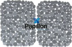 Merkloos Gootsteenmat - 40x30 Cm - Papillon Kiezels Grijs -Schone Winkel 1200x787 1