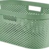 Curver - Infinity Recycled Dots - Wasmand - 40L - Groen