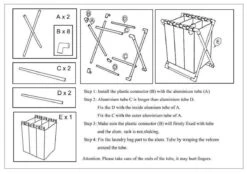 Wasmand Met 3 Vakken - 90 Liter - Opvouwbaar En Afneembaar Frame - Wassorteerder In Verschillende Kleuren - Badkamer Wasgoed Organizer Met Sluitbare Zak - Zwart -Schone Winkel 1200x847 4