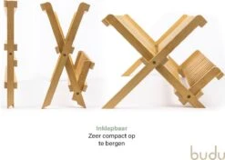 Budu Afdruiprek - Afdruiprekje Van Bamboe Hout - Afdruiprek Voor Afwas - Vaatwasrek - Keukenrek - Inklapbaar - Opvouwbaar - 9 Budu Afdruiprek - Afdruiprekje Van Bamboe Hout - Afdruiprek Voor Afwas - Vaatwasrek - Keukenrek - Inklapbaar - Opvouwbaar - -Schone Winkel 1200x856 2