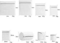 Product Depot Waszakken Voor Wasgoed - Waszak - Waszakje Lingerie - Wastas - Set Van 8 -Schone Winkel 1200x858 1